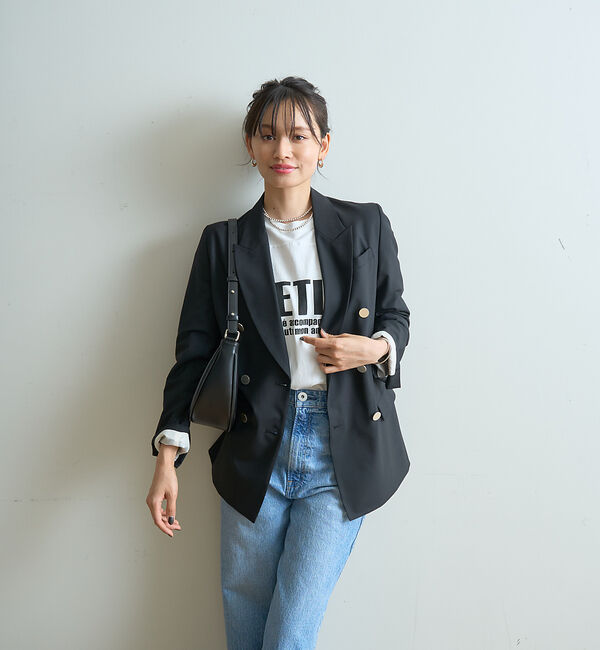 Rouge vif「テーラードダブルジャケット」|テーラードジャケット|