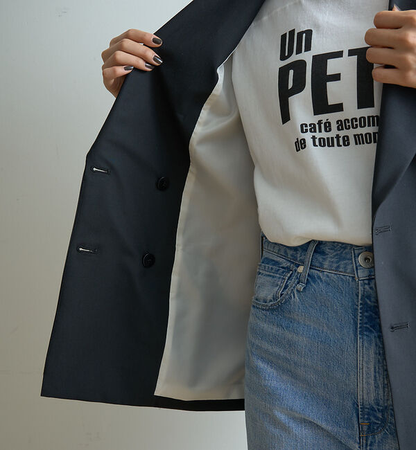 Rouge vif「テーラードダブルジャケット」|テーラードジャケット|