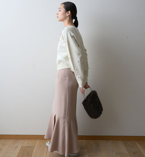 Rouge vif「【一部店舗限定】ビジューニットプルオーバー」|ニット・セーター|