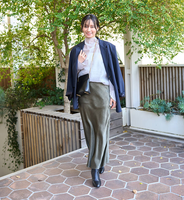 Rouge vif「ニュアンスタートルシアーブラウス」|シャツ・ブラウス|