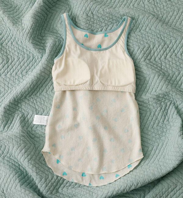 Rouge vif「【JEMORGAN/ジェーイーモーガン】カップ付クレリックタンクハート柄/カップ」|キャミソール|