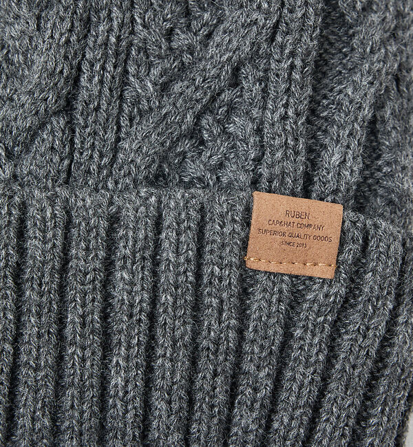 Rouge vif「【RUBEN/ルーベン】ケーブル裏ボアニット帽/RUS-7092【WEB限定】」|その他|
