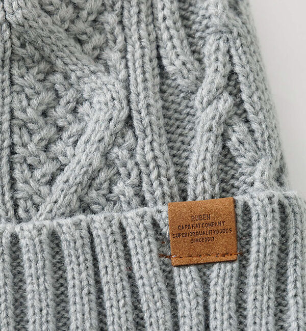 Rouge vif「【RUBEN/ルーベン】ケーブル裏ボアニット帽/RUS-7092【WEB限定】」|その他|