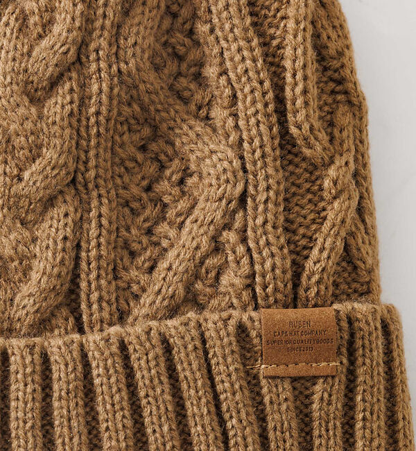 Rouge vif「【RUBEN/ルーベン】ケーブル裏ボアニット帽/RUS-7092【WEB限定】」|その他|