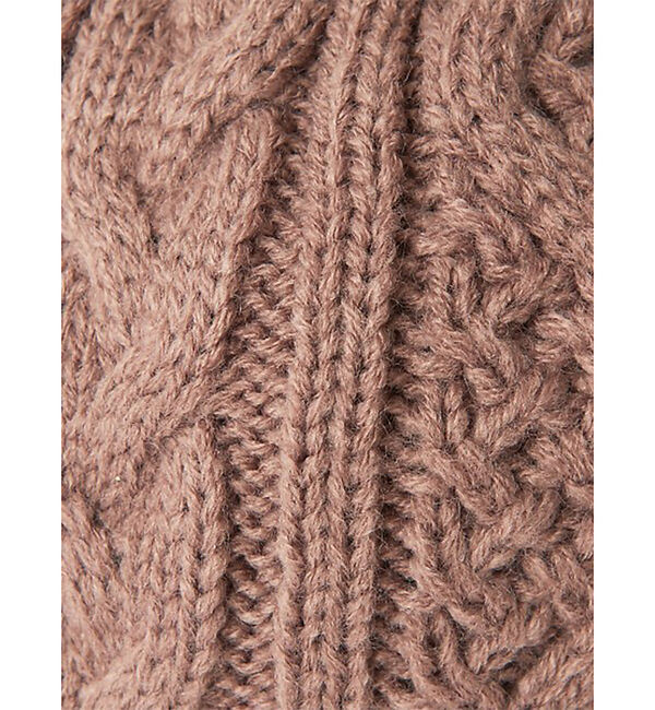 Rouge vif「【RUBEN/ルーベン】ケーブル裏ボアニット帽/RUS-7092【WEB限定】」|その他|