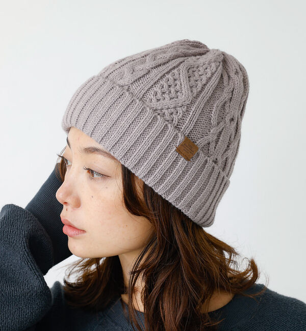 Rouge vif「【RUBEN/ルーベン】ケーブル裏ボアニット帽/RUS-7092【WEB限定】」|その他|