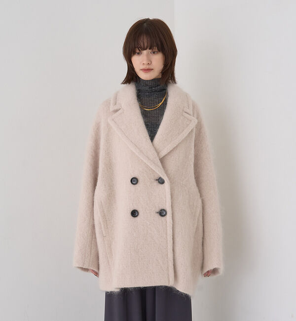 Rouge vif「シャギーピーコート」|ピーコート|