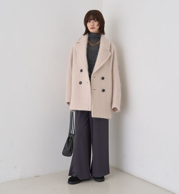 Rouge vif「シャギーピーコート」|ピーコート|