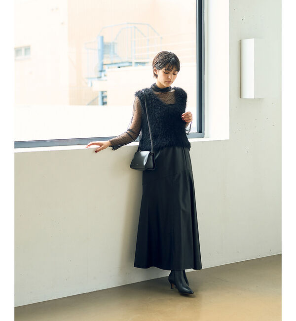 Rouge vif「【REMME／レメ】サイドジップレザーショートブーツ」|ショートブーツ|