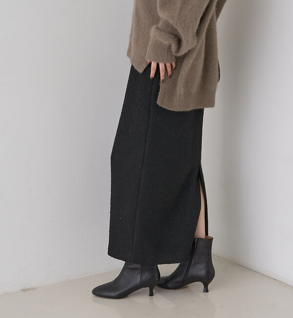 Rouge vif「【セットアップ対応】ポリウーリングカルセタイトスカート」|スカート|