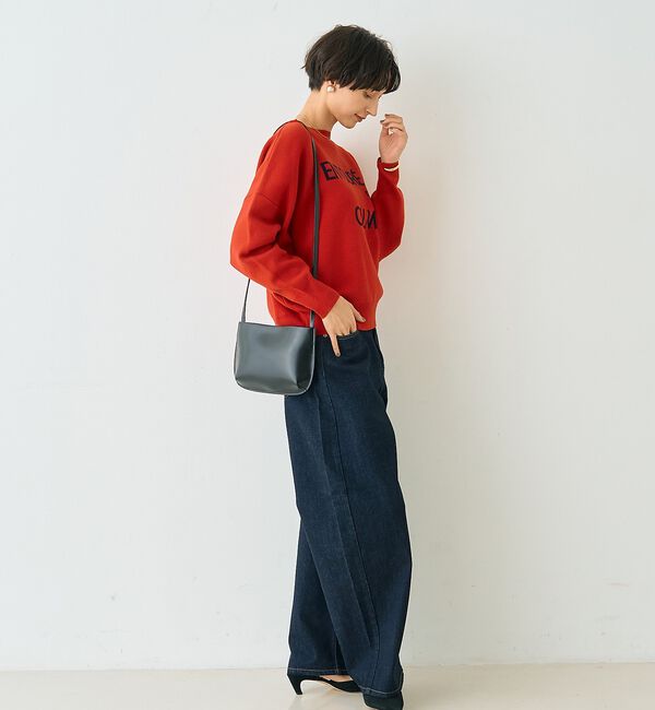 Rouge vif「【2026SS新作】ジャガードロゴニット ENTOURE DE CALME」|ニット・セーター|