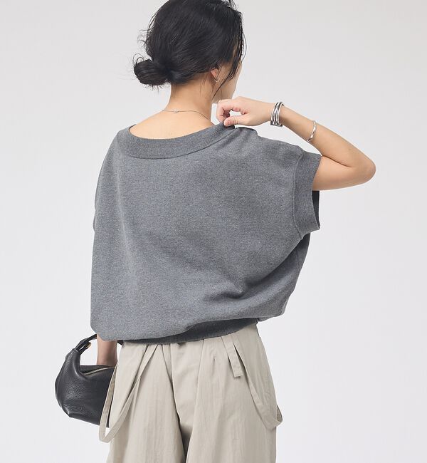 Rouge vif「スレッド編裏毛風ニットプルオーバー」|ニット・セーター|