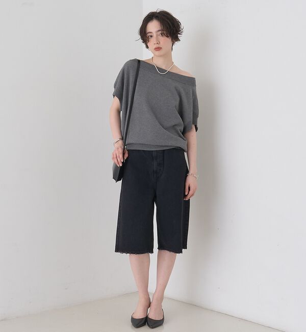 Rouge vif「スレッド編裏毛風ニットプルオーバー」|ニット・セーター|