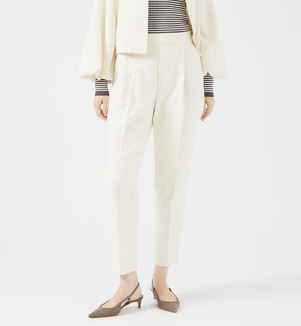 qualite「【ベストセラー】ダブルクロスセンタープレスパンツ」|その他|