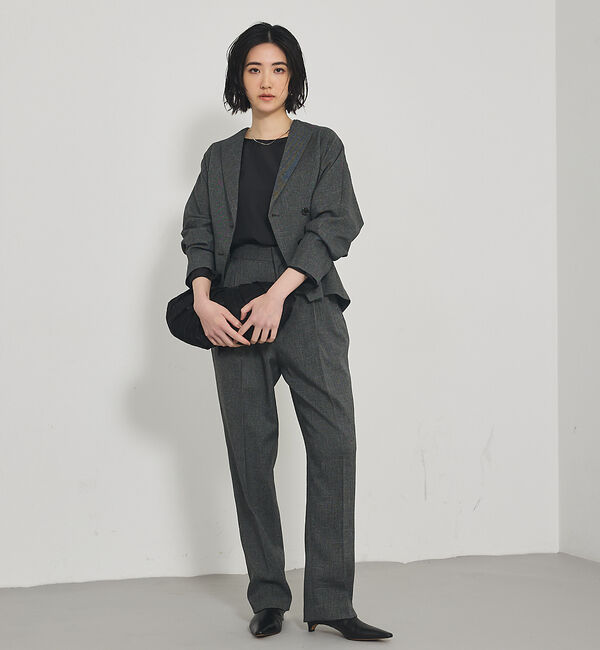 qualite「ブライトツイルベルブラウス」|シャツ・ブラウス|