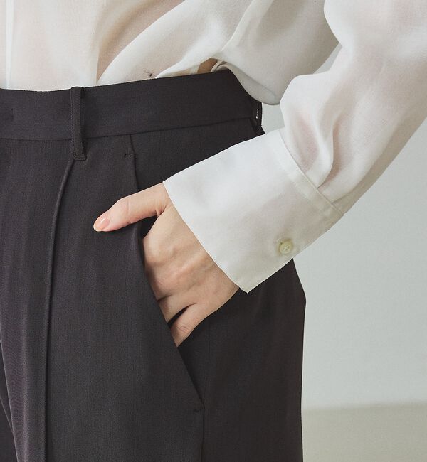 qualite「【セットアップ対応】ドライカルゼフルイドパンツ」|スラックス|