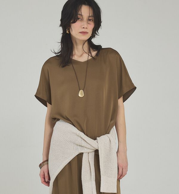 qualite「レザーワントップネックレス」|ネックレス|