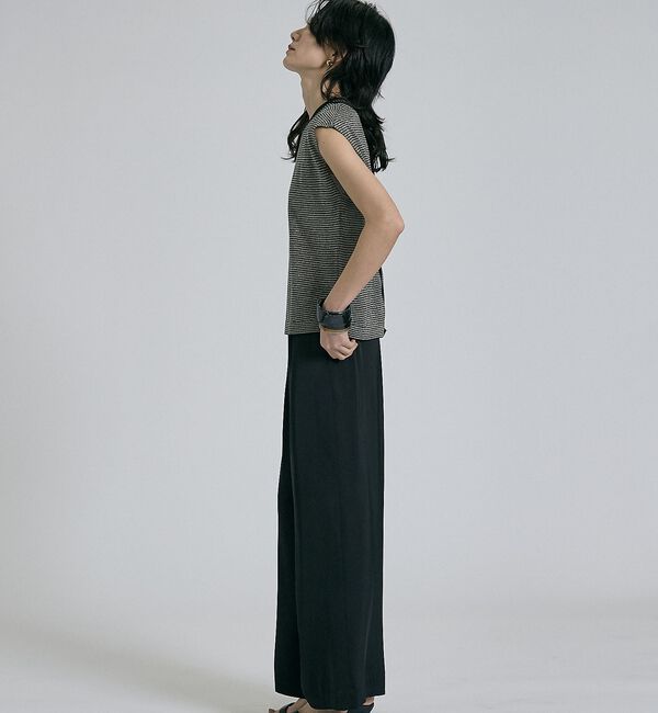 qualite「【前後着用可能！】ラメ2WAYニット」|ベスト・ジレ|