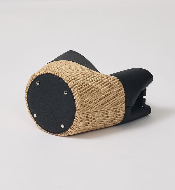 qualite「【FEEL & TASTE】Lilyrafiacombi バスケットバッグ」|ショルダー・メッセンジャー|