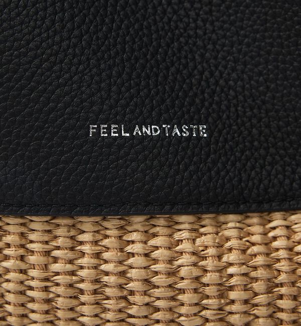 qualite「【FEEL & TASTE】Lilyrafiacombi バスケットバッグ」|ショルダー・メッセンジャー|