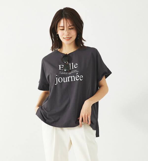 abahouse mavie「ワイドロゴT」|Tシャツ・カットソー|