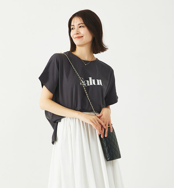 abahouse mavie「ワイドロゴT」|Tシャツ・カットソー|