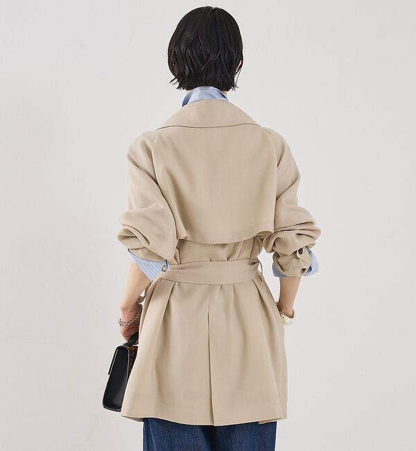 The Store by C' 「【COCUCA】ショートトレンチコート」|トレンチコート|