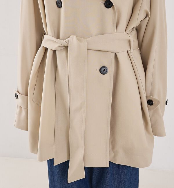 The Store by C' 「【COCUCA】ショートトレンチコート」|トレンチコート|