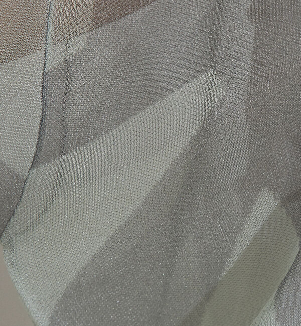 NOMINE「ジャガード シアー ニットカーディガン」|カーディガン|