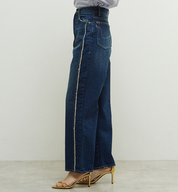 Soffitto「サイド切り替えデニムパンツ」|デニム|