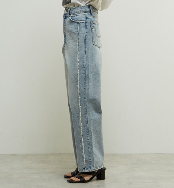 Soffitto「サイド切り替えデニムパンツ」|デニム|