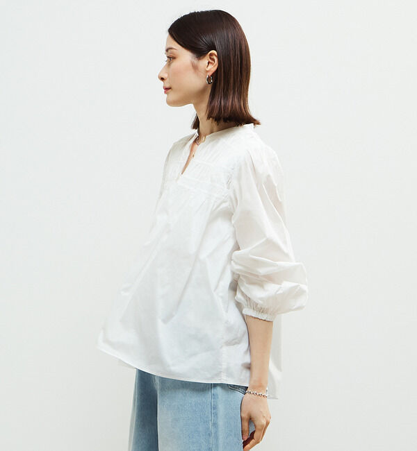 Soffitto「ボリューム袖ギャザーブラウス」|シャツ・ブラウス|