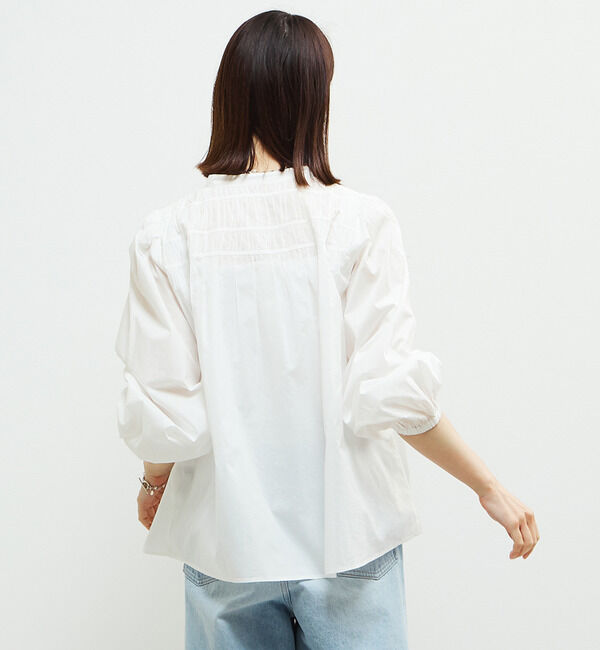 Soffitto「ボリューム袖ギャザーブラウス」|シャツ・ブラウス|