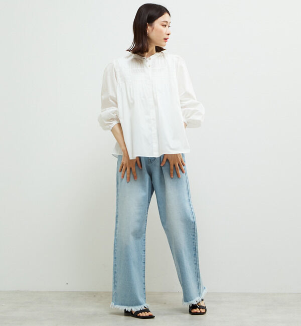 Soffitto「ボリューム袖ギャザーブラウス」|シャツ・ブラウス|