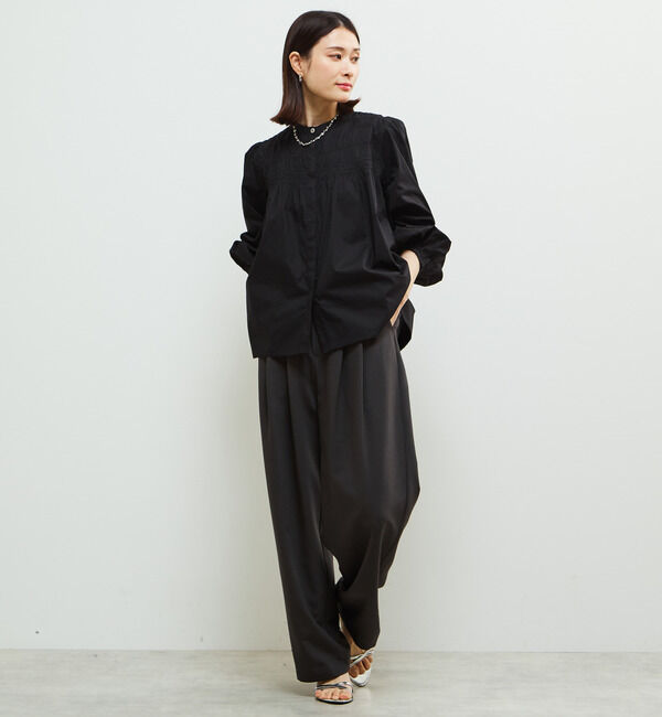 Soffitto「ボリューム袖ギャザーブラウス」|シャツ・ブラウス|