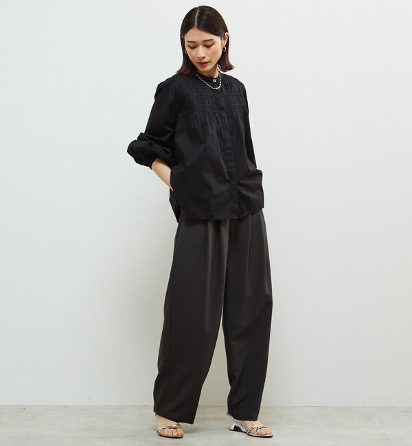 Soffitto「ボリューム袖ギャザーブラウス」|シャツ・ブラウス|