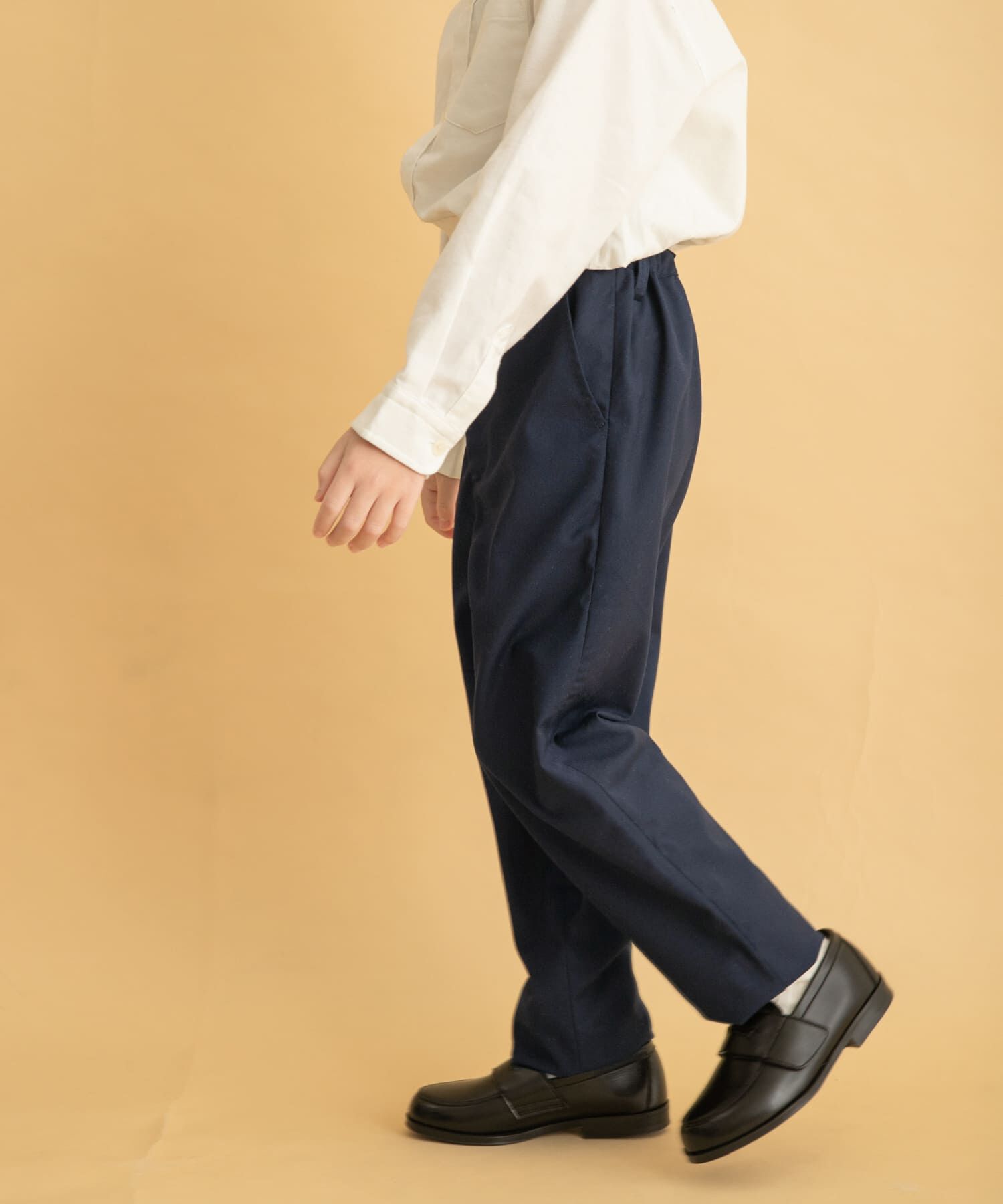 URBAN RESEARCH DOORS「テーパードロングパンツ(KIDS)」|その他|ネイビー