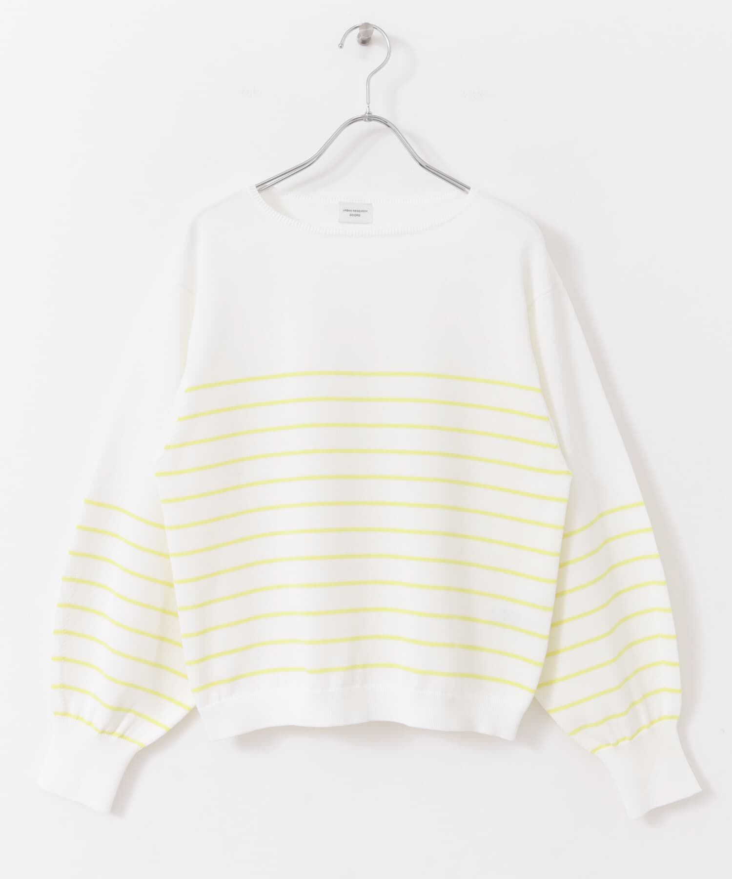 URBAN RESEARCH DOORS「ウォッシャブルUVボーダーニット」|ニット・セーター|