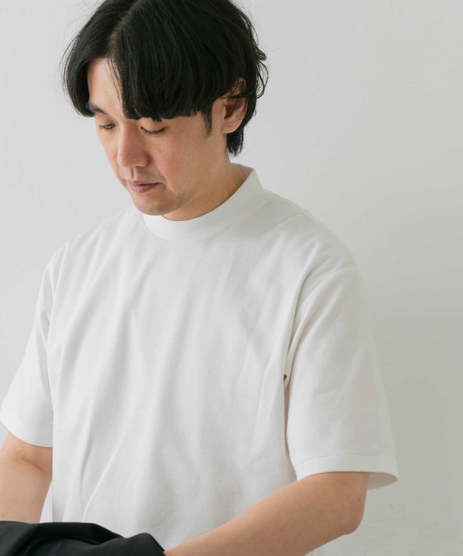 URBAN RESEARCH DOORS「『抗菌/防臭』LIFE STYLE TAILOR　シルケットポンチストレッチTシャツ」|シャツ・ブラウス|