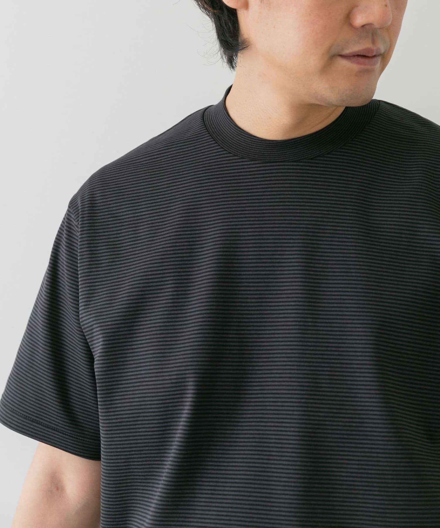 URBAN RESEARCH DOORS「『抗菌/防臭』LIFE STYLE TAILOR　シルケットポンチストレッチTシャツ」|シャツ・ブラウス|