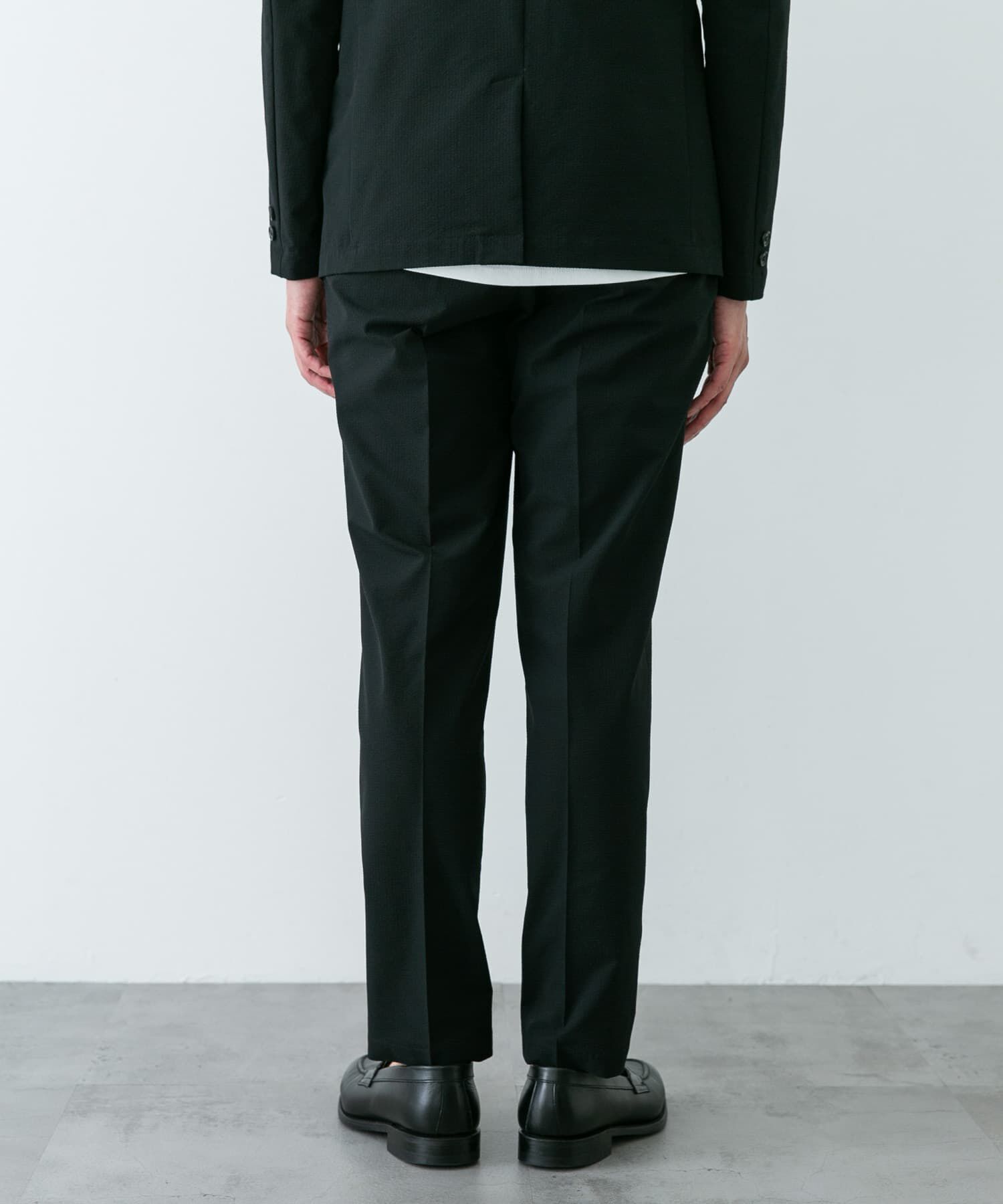 URBAN RESEARCH DOORS「『イージーケア』LIFE STYLE TAILOR　シアサッカーコンフォータブルパンツ」|スラックス|