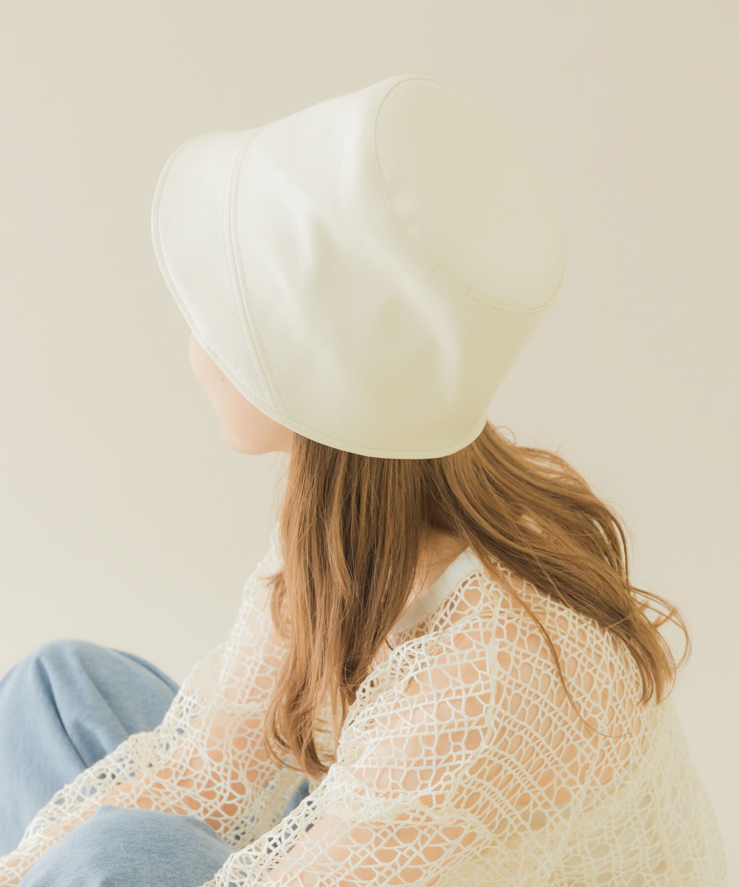 SMELLY「フロントラインフェイクレザーハット」|ハット|