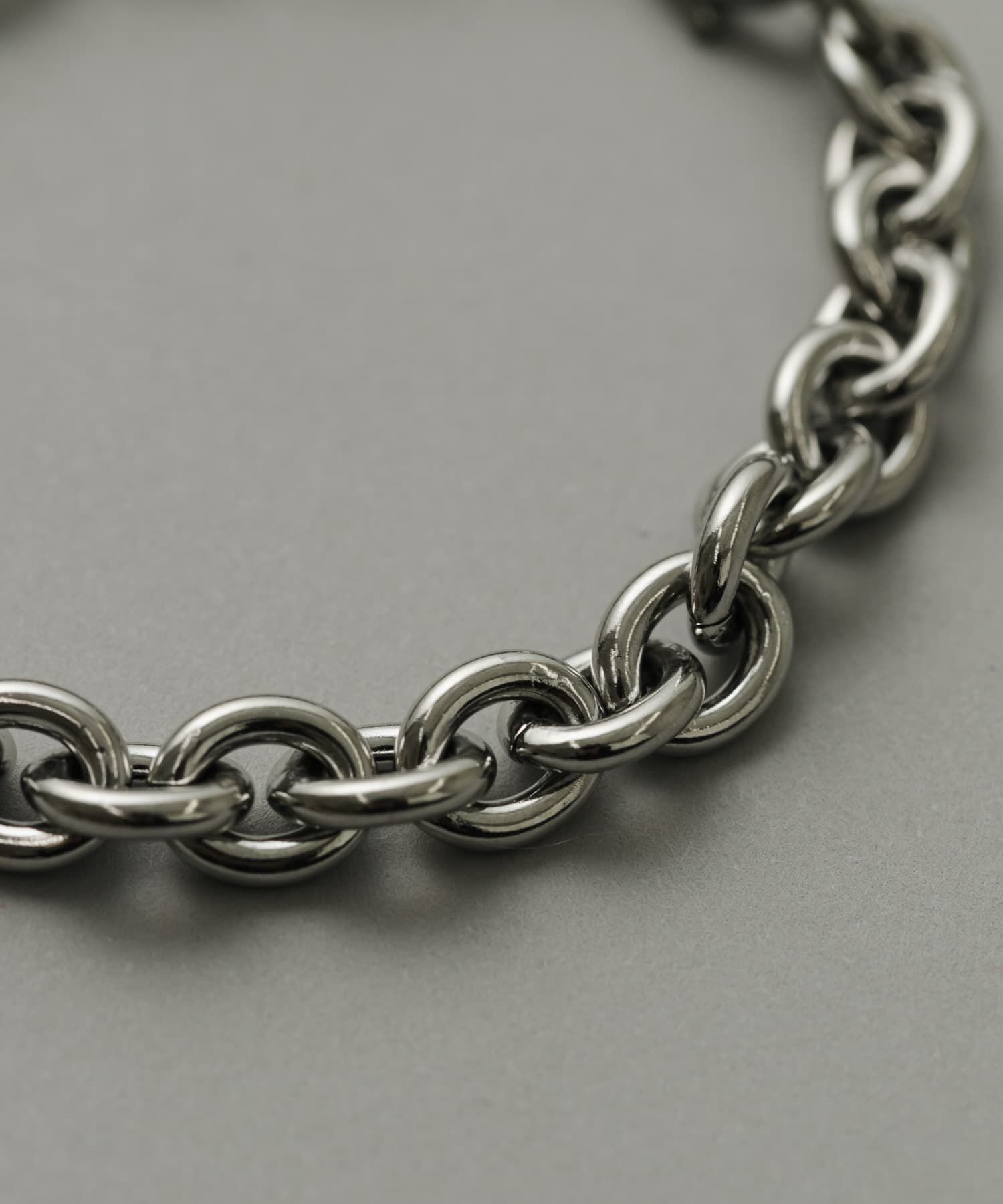 SMELLY「ステンレスオーバルチェーンブレスレット」|ブレスレット・バングル|