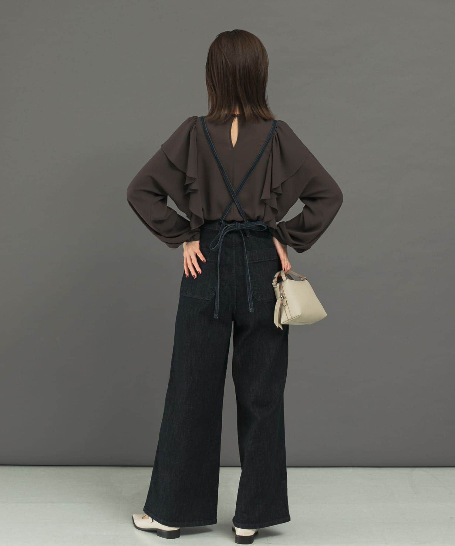 URBAN RESEARCH ROSSO「フリルラッフルブラウス」|シャツ・ブラウス|