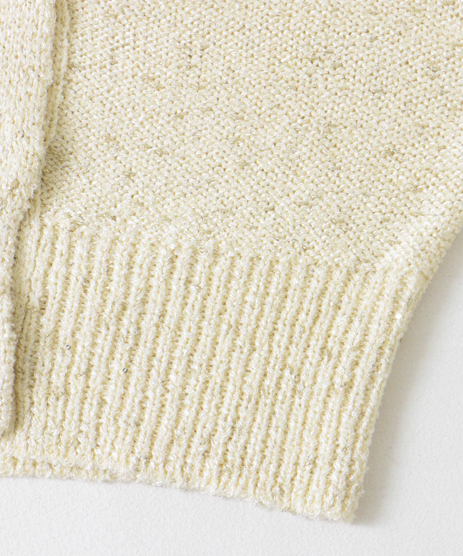 URBAN RESEARCH ROSSO「ラメミックスショートカーディガン」|カーディガン|