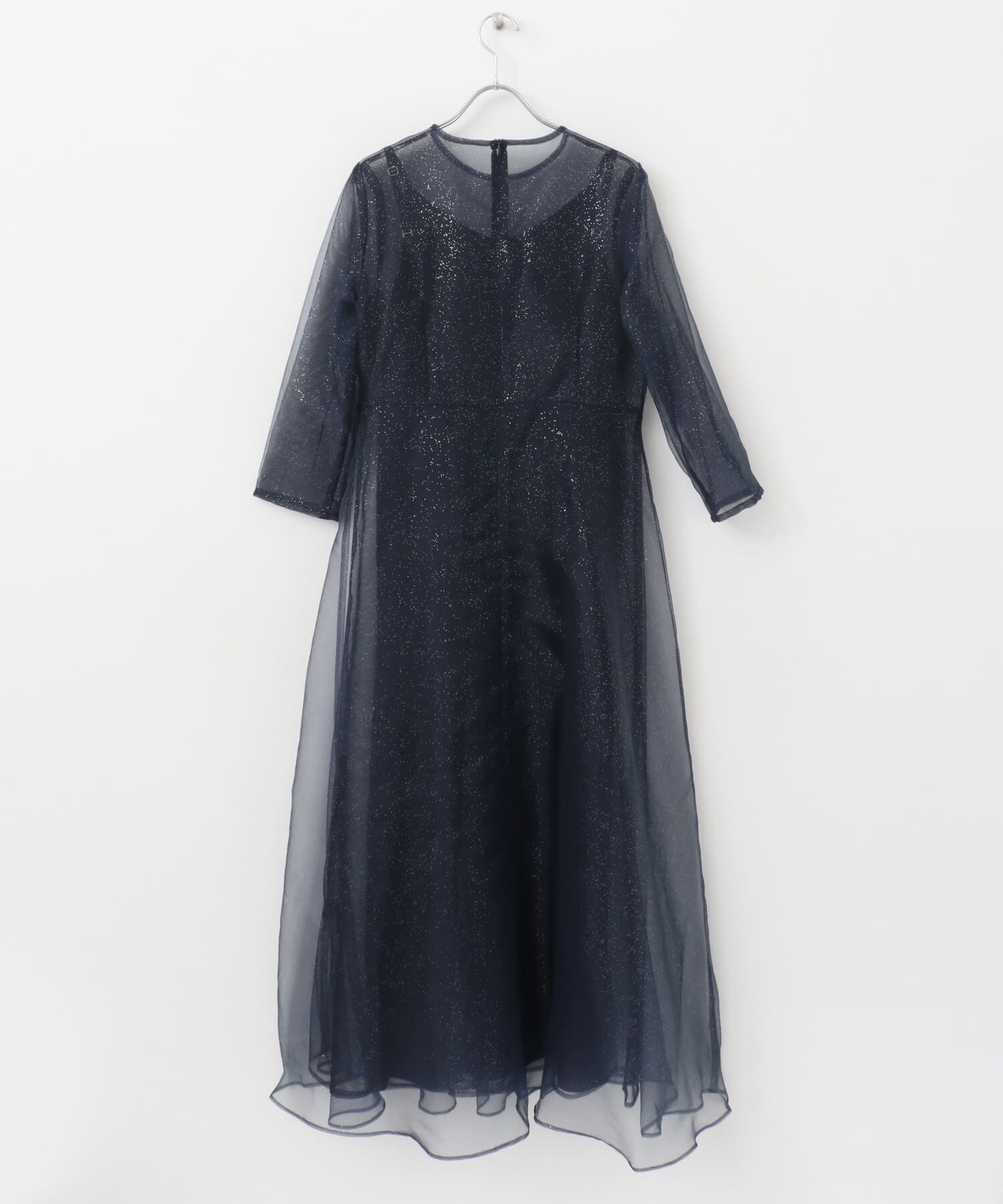 URBAN RESEARCH ROSSO「kaene　ラメミックスステッチレースドレス」|ワンピース|