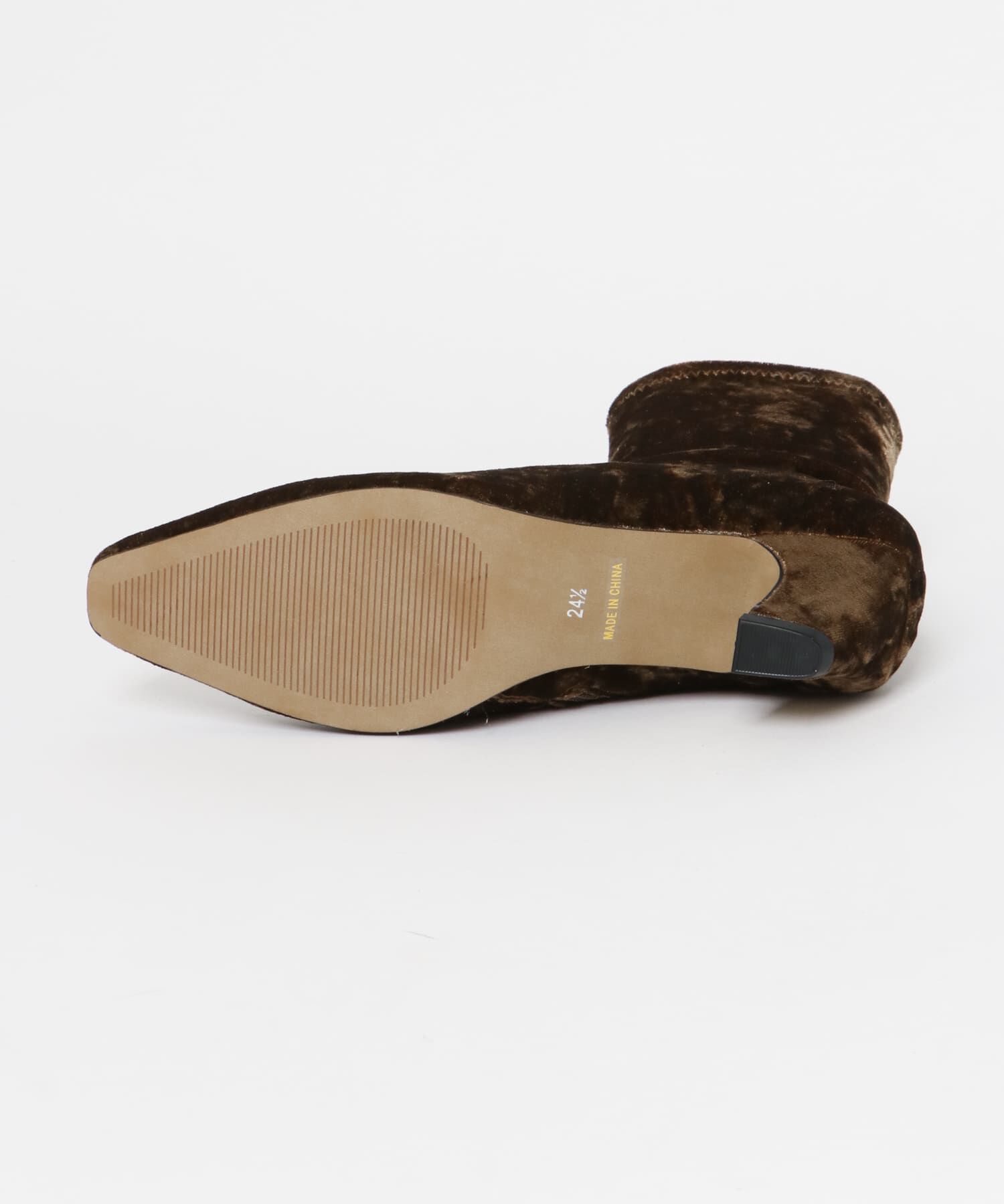 URBAN RESEARCH ROSSO「LE VERNIS　Velor stretch boots」|ショートブーツ|