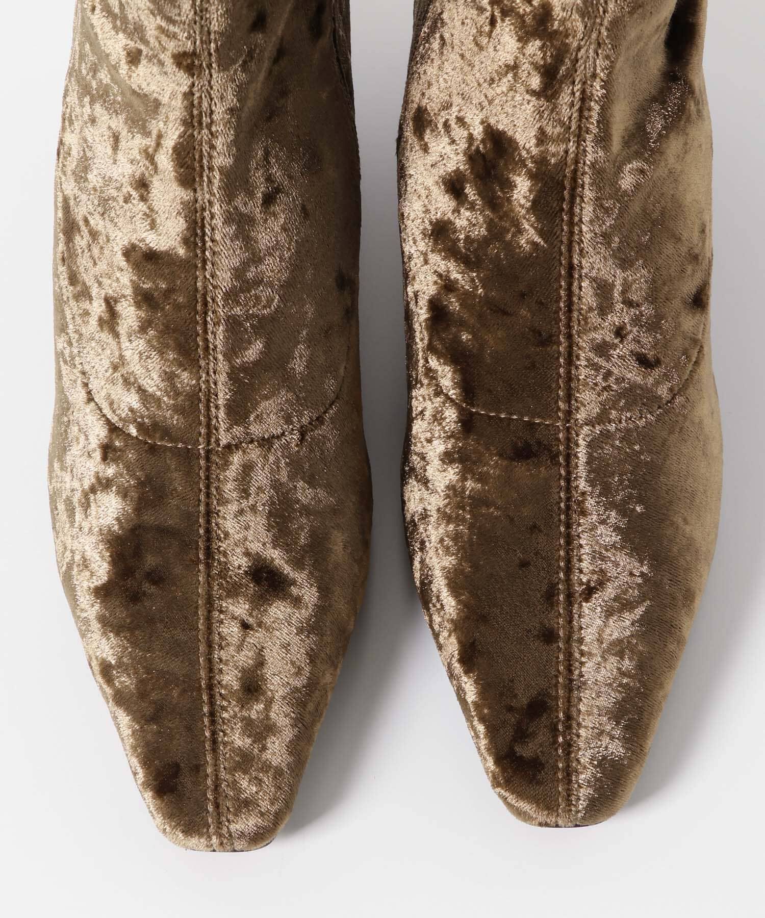 URBAN RESEARCH ROSSO「LE VERNIS　Velor stretch boots」|ショートブーツ|