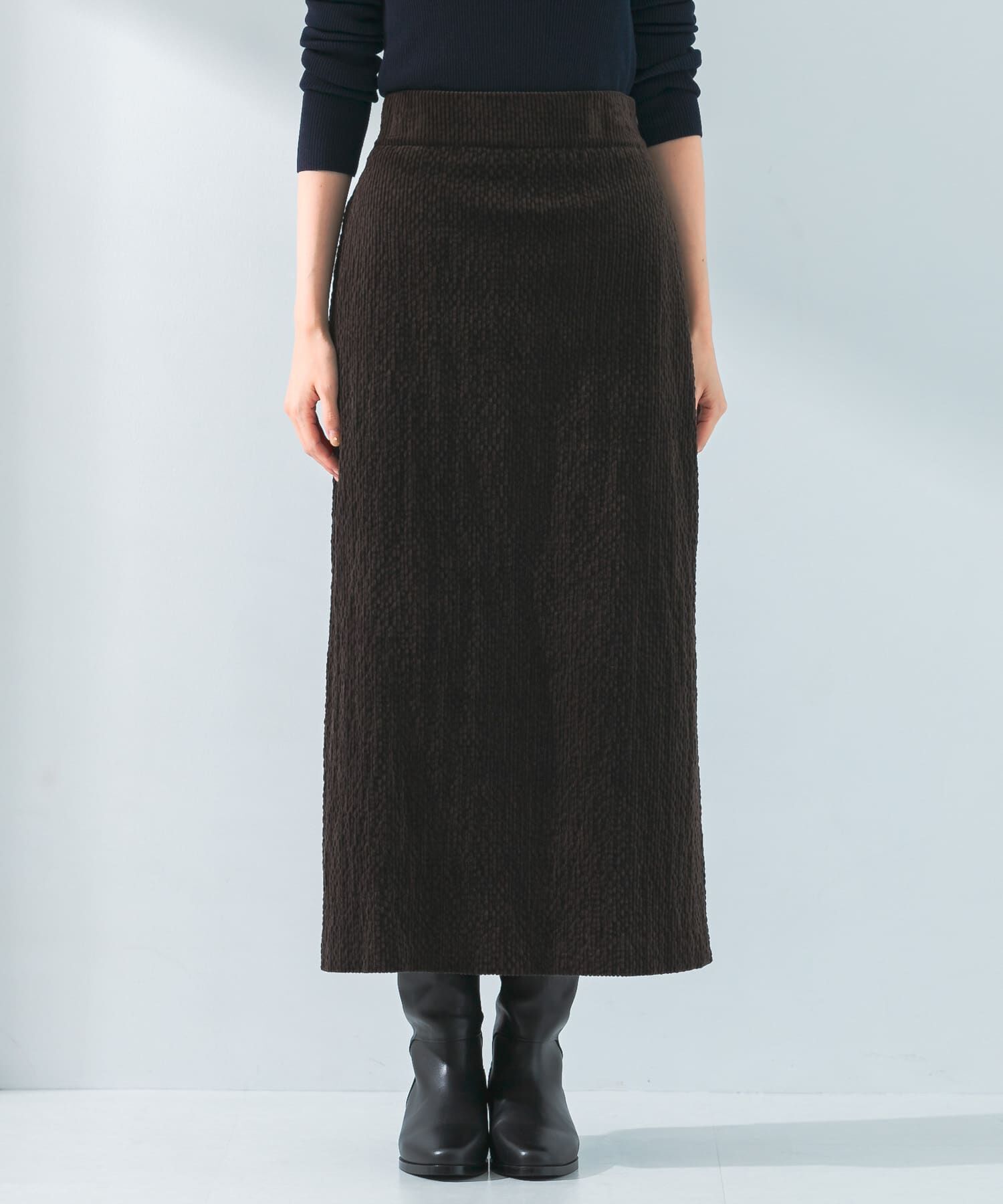 URBAN RESEARCH ROSSO「le　CORDUROY H-LINE SKIRT」|スカート|