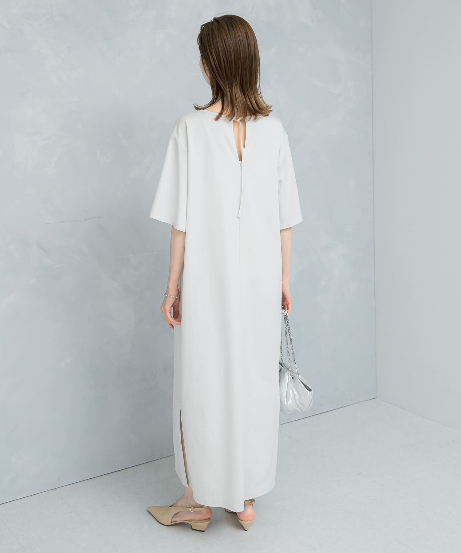 URBAN RESEARCH ROSSO「クールタッチハイゲージカットワンピース」|ワンピース|